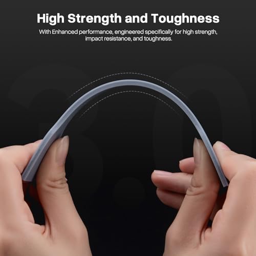 ELEGOO Upgraded ABS-Like 3D Printer 8k Resin 3.0, 405nm UV-Curing LCD Resin High Precision Fast Curing Non-Brittle Photopolymer Resin for LCD Printing Space Grey 1KG ELEGOO