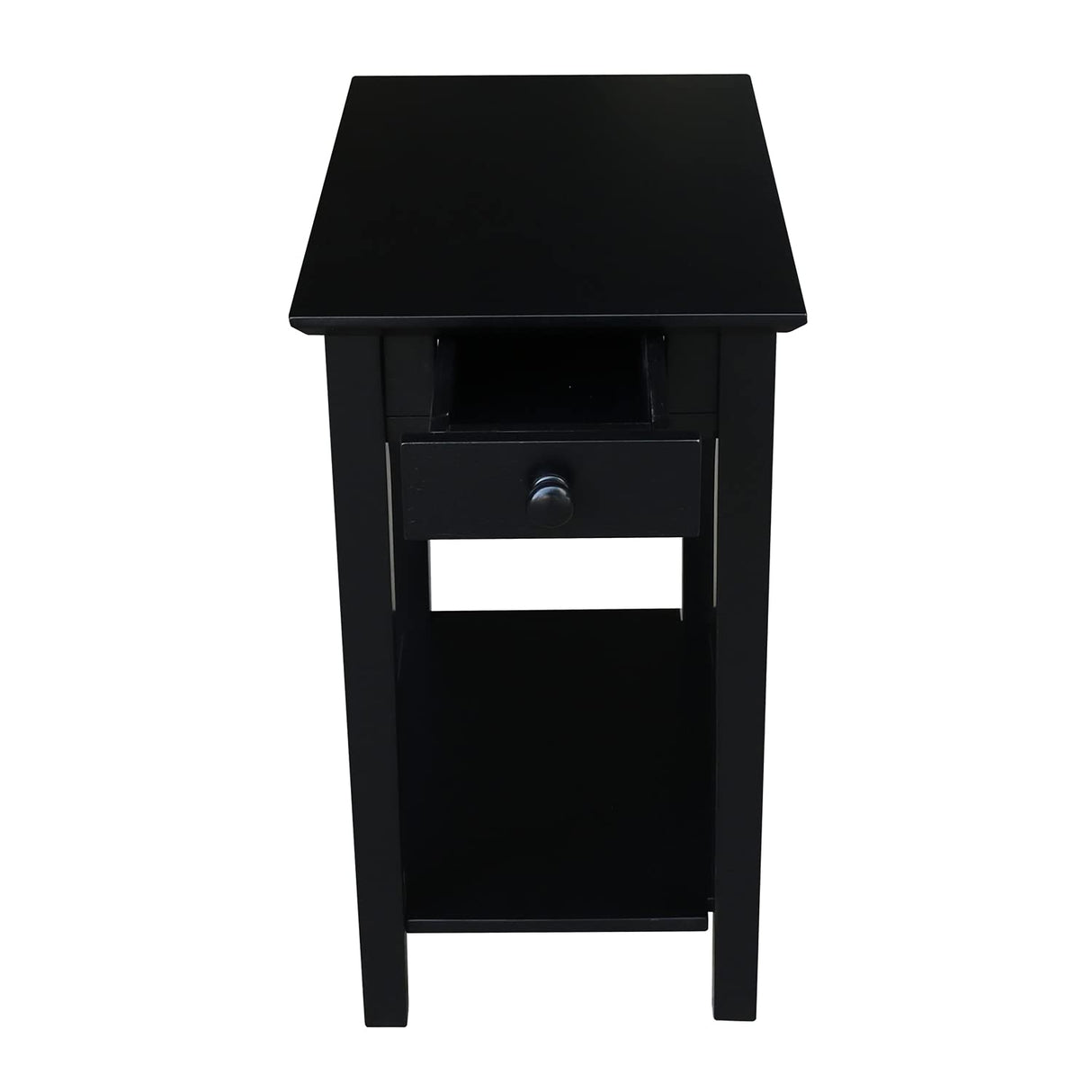 IC International Concepts International Concepts Narrow End Table, Black IC International Concepts