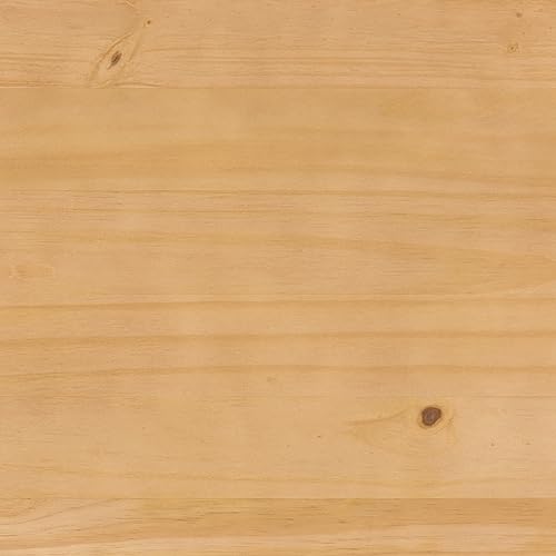 Natural Pine Solid Wood Full Minimalist Canopy Bed Walker Edison