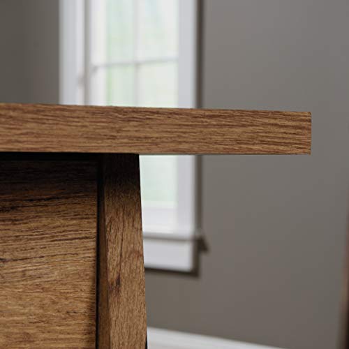 Sauder Trestle Executive Trestle Desk, Vintage Oak finish Sauder