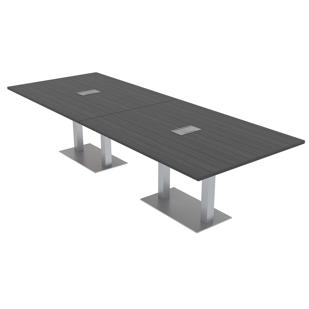 SKUTCHI DESIGNS INC. 10' Rectangular Conference Table with Power and Data |10 Person Modular Table | Harmony Series | Asian Night SKUTCHI DESIGNS INC.