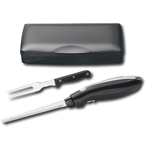 Hamilton Beach Electric Knife, with Stainless Steel Blade, and Ergonomically Designed Handle for Easy Grip, with a Sturdy Neat Case, Bonus Free Carving Fork Included Hamilton Beach