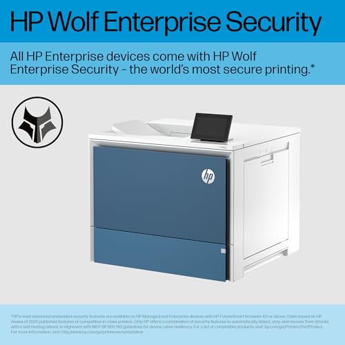 HP Color Laserjet Enterprise 6700dn Printer, Best for Business, (6QN33A) HP