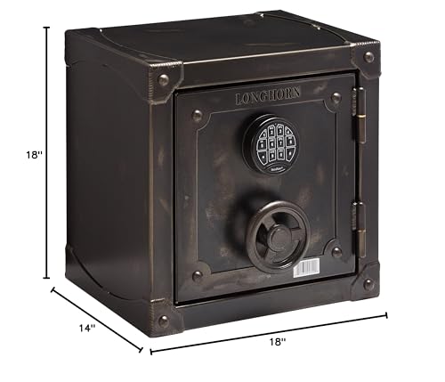 Longhorn Gun Safe by Rhino Metals, LSB1818 Home & Office Security Safe, Cabinet Safe with Electronic Lock, 60 Minutes Fire Protection, 90lbs LONGHORN