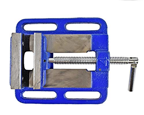 Yost Vises LDPV-6 Drill Press Vise | 6 Inch Jaw Width Portable Vise | Blue Yost Vises