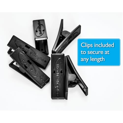 Redi Shade No Tools Original Blackout Pleated Paper Shade Black, 36" W x 72" L, 6 Pack Redi Shade