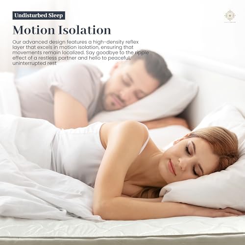 Aylas Furniture Full Size Mattress 8 Inch Full Size Foam Mattress High Density Reflex Support Layer & Visco-Elastic Comfort Foam & Premium Polyester Cover Eco-Friendly Breathable Firm Full Mattress Aylas Furniture