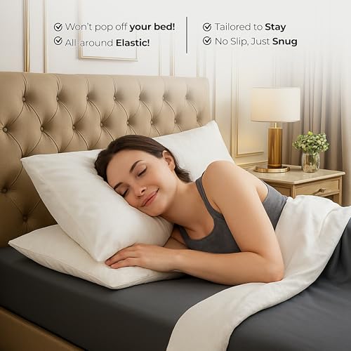 Utopia Bedding Queen Fitted Sheet - Bottom Sheet - Deep Pocket - Soft Microfiber - Shrinkage and Fade Resistant - Easy Care -1 Fitted Sheet Only (Grey) Utopia Bedding