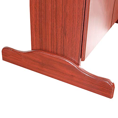 Outlaw Electronic Dartboard and 81-in Free-Standing Cabinet - Cherry Finish Hathaway