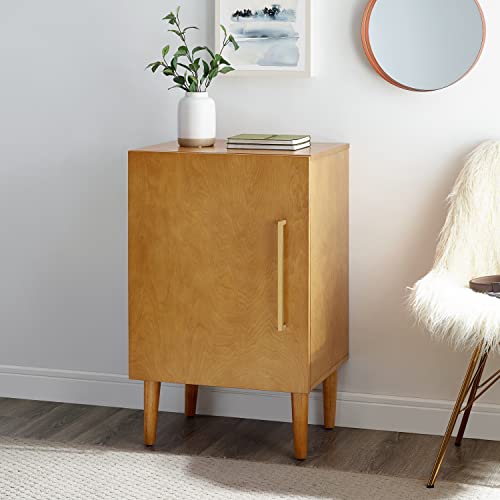 Crosley Furniture Everett Record Player Stand with Storage for Vinyl Records, Acorn Crosley Furniture