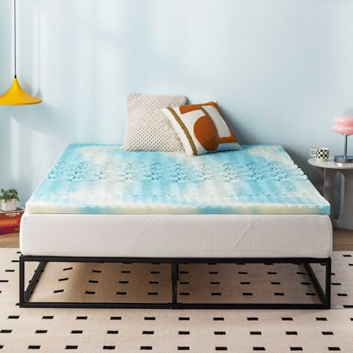 Best Price Mattress 3 Inch 5-Zone Swirl Gel Aerobreeze Foam Mattress Topper, CertiPUR-US Certified, Dorm Essentials, Full Best Price Mattress