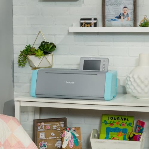 Brother ScanNCut SDX125E Electronic DIY Cutting Machine with Scanner, Make Custom Stickers, Vinyl Wall Art, Greeting Cards and More with 682 Included Patterns Brother