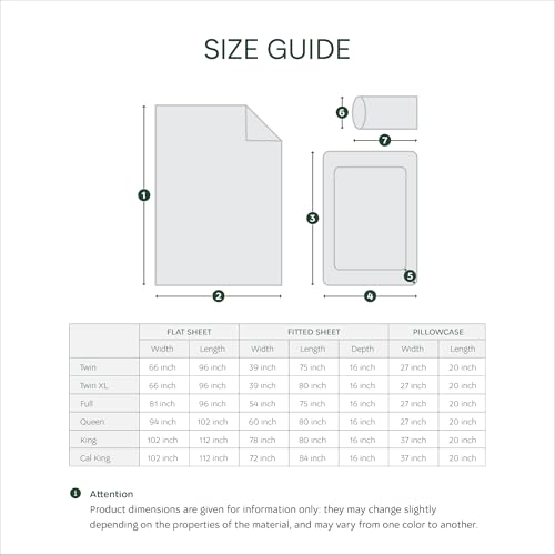 Lacoste 100% Cotton Percale 4-Piece Sheet Set – Cool, Crisp, Matte, and Durable, Oeko-Tex Certified – Solid, White, Standard King Lacoste