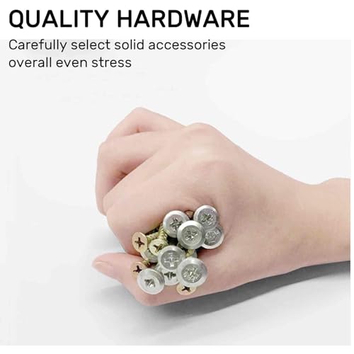 JXCAA Ladder Bookcase for Computer Desk, Dorm Room Desk Hutch, MDF + Steel Frame Material, Desktop Storage Rack, DIY Storage, L55/ 75/95 Cm JXCAA