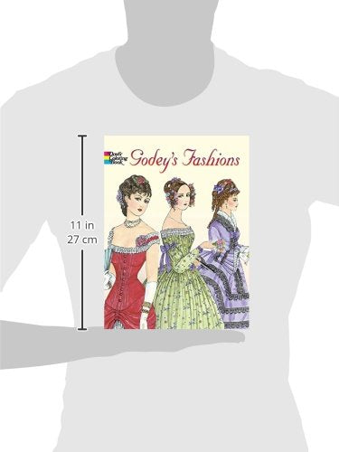 Godey's Fashions Coloring Book Dover Publications