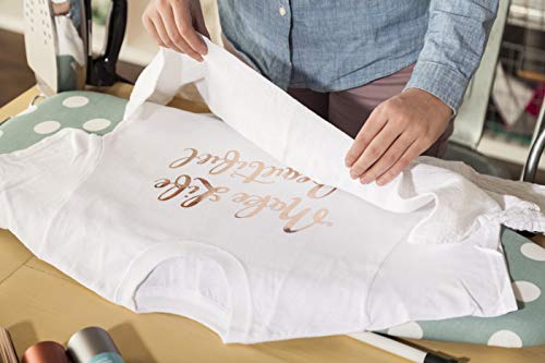 Cricut Everyday Iron On - 12” x 12" 12 Sheets - Includes Red, Pink, Royal Blue, Purple, Green - HTV Vinyl for T-Shirts - Use with Cricut Explore Air 2/Maker - Rainbow Bundle Cricut