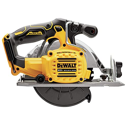 Dewalt DCS565BR 20V MAX Brushless Lithium-Ion 6-1/2 in. Cordless Circular Saw (Tool Only) (Renewed) DEWALT