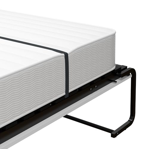 Bestar Claremont 59W Full Murphy Bed in White, Sleeping Arrangement for Multipurpose Area, Bedroom, Guest Room, or Living Room Bestar