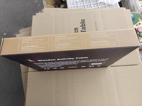 oathx Activity Table for 1+ Year Old, 9 in 1 Wooden Montessori Toys with Bead Maze Shape Sorter Flip Mirror Train Toy, Baby Sensory Play Table Toddler Toys 1st Birthday Gifts for Girls Boys Kids oathx