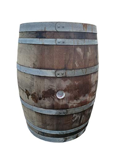 Master Garden Products WB-35 MGP Oak Wood Whole Wine Barrel, 26" D x 35" H, Tan Master Garden Products