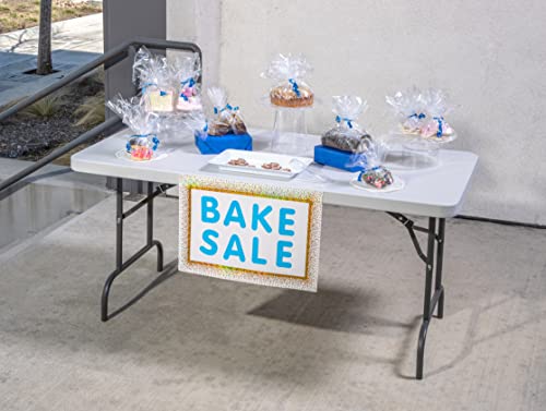 Iceberg - 65513 30" x 60" Folding Table, Platinum, IndestrucTable TOO 500 Series (MADE IN USA) Iceberg
