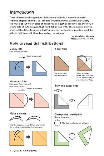Origami Animal Boxes Kit: Cute Paper Models with Secret Compartments! (14 Animal Origami Models + 48 Folding Sheets) Tuttle Publishing