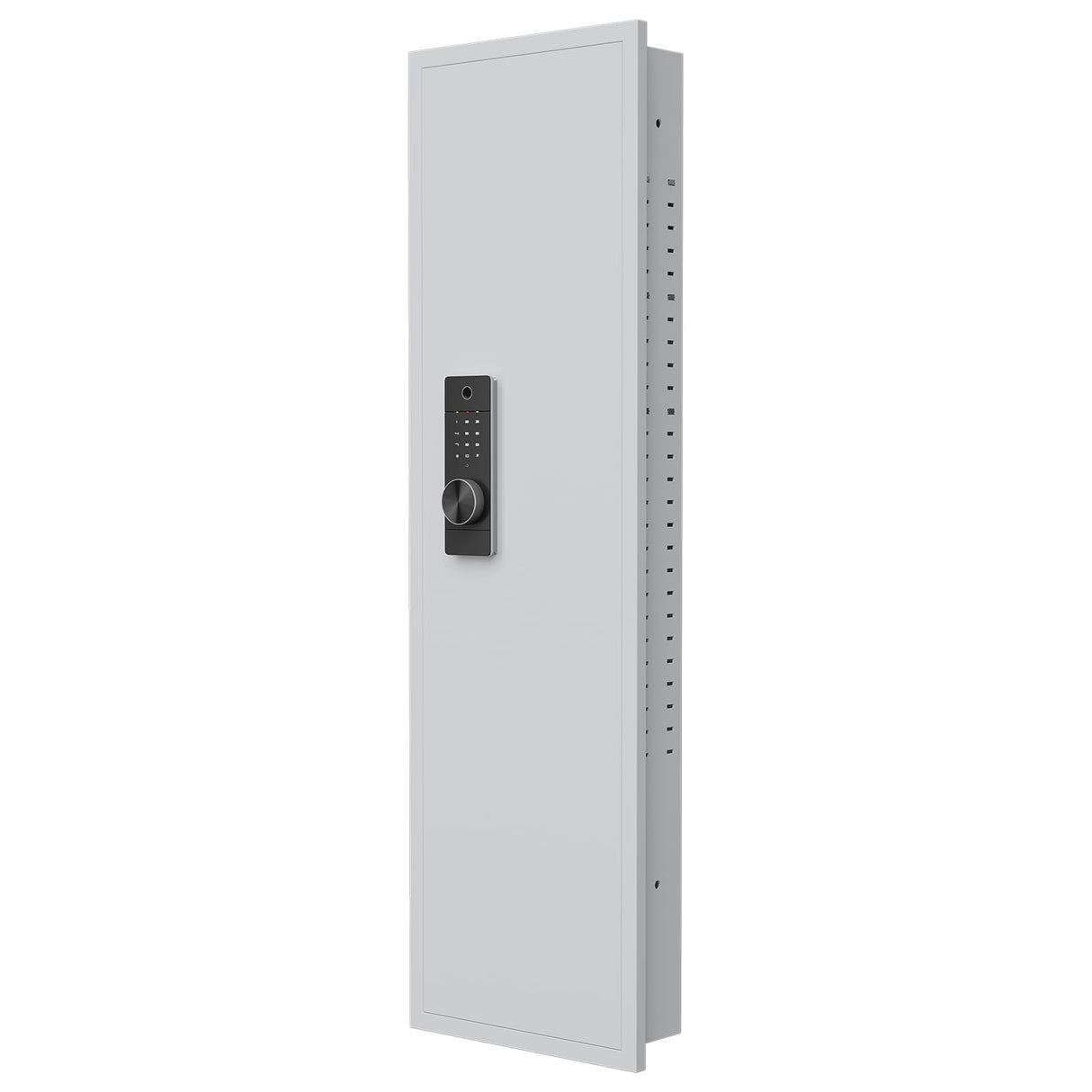 Secure In-Wall Gun Safe for Rifles and Pistols with Touch Screen Panel, Gun Cases for Shotguns with Heavy-Duty Steel Construction, Dual Alarm System, Locking Gun Cabinet for Home Use MEETFAV
