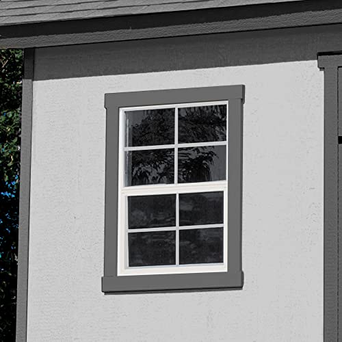 Handy Home Products Beachwood 10x12 Do-it-Yourself Wooden Storage Shed with Floor Tan Handy Home Products