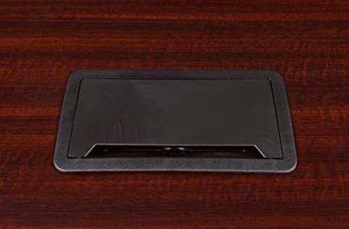Regency with with 3 Power Data Grommets Legacy Modular Racetrack Conference Table, 264-inch, Mahogany Regency Seating