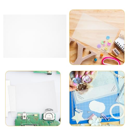 Alipis 10pcs Sheets Shrink Film Wrapping Maker Jewelry Crafts Hot Making Shrinking for Shrinkable Art Heat Key Material Supply Handicraft Supply Transparent Bops Alipis