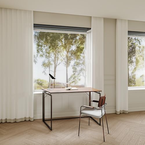 alawooder Folding Desk 30 Inch - Small Foldable Desk for Small Space Minimalist, Space Saving Collapsible Compact Desk Portable Table for Craft, Writing, Study and Work (No Assembly Required) alawooder