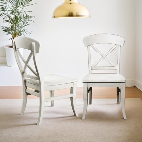 Roundhill Furniture Harola 7-Piece Dining Set, Round Pedestal Dining Table with 18" Leaf, 6 Side Chairs Roundhill Furniture