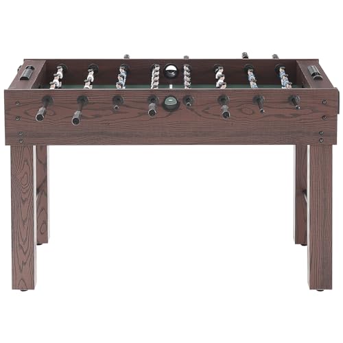 VEVOR Foosball Table, 55 inch Standard Size Foosball Table, Indoor Full Size Foosball Table for Home, Family, and Game Room, Soccer with Foosball Table Set, Includes 4 Balls and 2 Cup Holders VEVOR