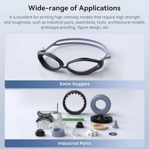 ANYCUBIC 3D Printer Resin, Upgraded 8K Standard Resin V2, Enhanced Toughness and Strength, Lower-Odor, High Precision 3D Printing Resin for All LCD Resin 3D Printers (Grey, 500g) ANYCUBIC