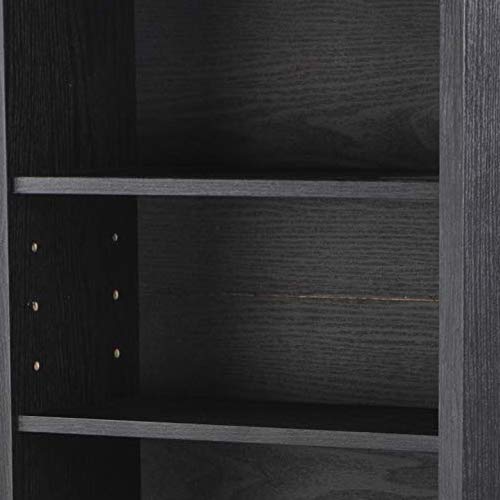 Atlantic Herrin Media Storage Cabinet – Protects & Organizes Prized Music, Movie, Video Games or Memorabilia Collections, PN 74736250 in Ebony Atlantic