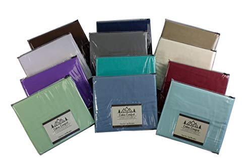 Everything Summer Camp Cabin Comfort - Cot Sheet for Camping and RV Cots - Fits All Cot Size Beds Comfortably -72 x 28 Inches - Super Soft (1 Piece Cot (Fitted), Dusty Blue) Everything Summer Camp