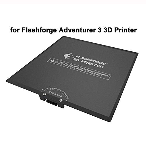 SHEAWA 3D Printer Parts Flexible Build Plate Kit Replacement for Flashforge Adventurer 3 Series Upgraded Print Platform SHEAWA