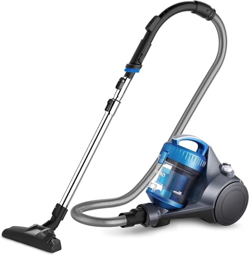 Eureka WhirlWind Bagless Canister 2.5L Vacuum Cleaner, Lightweight Vac for Carpets and Hard Floors, NEN110A, Blue Eureka
