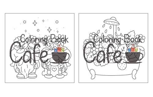 Tiny Gardens: Cute & Comfy Coloring Book for Adults and Teens Featuring Adorable Garden Scenes (Cute and Comfy Coloring Books) WoodArtSupply