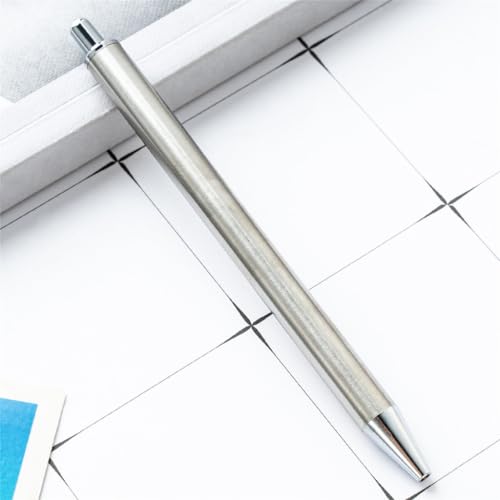 PLCPDM 6Pcs Retractable Ballpoint Pen for Heat Transfer, Sublimation Pen Blank, Heat Transfer Ballpoint Pen, 1 Count (Pack of 1) PLCPDM