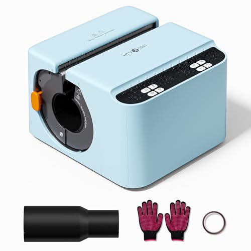 HTVRONT Auto Tumbler Heat Press - A200H Full Cup Transfer Heat Press Machine for 40 OZ Tumbler with Handle, Heat Even Cups Sublimation Machine with Adjustable Pressure & 4 Memory Modes, Blue HTVRONT