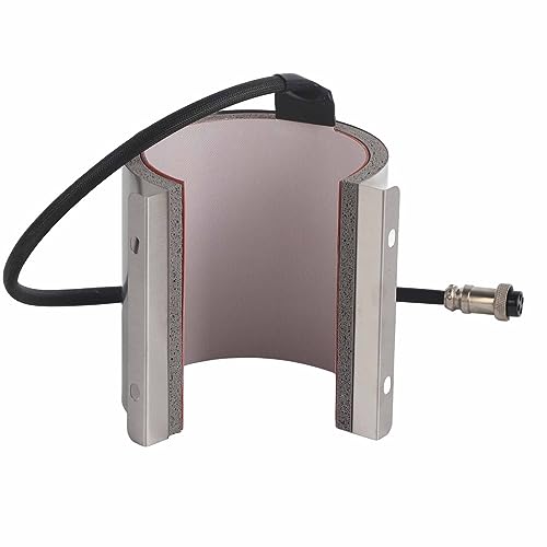 POCREATION Mug Cup Press Soft, Adjustable Thickness Heat Pressing Machine Accessories, One time Pouring Molding, Good for Various Shapes, Weather and (11oz) POCREATION