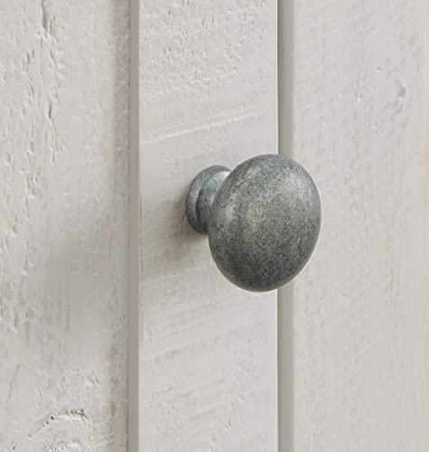 Martin Svensson Home Montery Chairside Table, White with Grey Top Martin Svensson Home