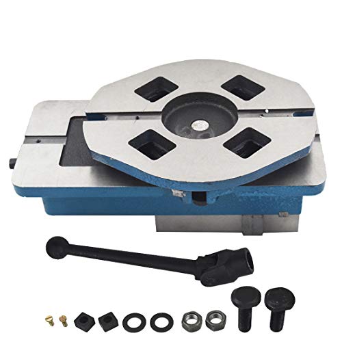WFLNHB 4 x 4.56" Accuracy Mill Vise 360 Degree Swiveling Base Replacement for Milling Shaping and Drilling Machines WFLNHB