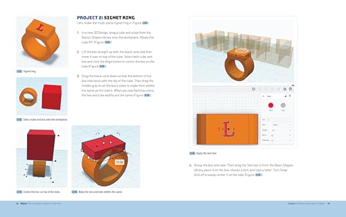 Make: The Complete Guide to Tinkercad: 17 Projects to Start Designing and Printing in the 3D World WoodArtSupply