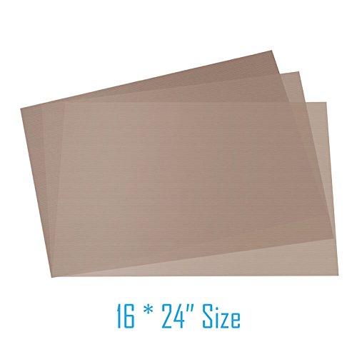 Selizo 10 Pack PTFE Teflon Sheet for Heat Press 16" x 24" Non Stick Heat Resistant Craft Mat selizo