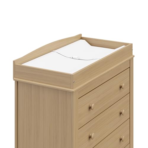Graco Noah 3 Drawer Changing Table Dresser (Driftwood) – GREENGUARD Gold Certified, Includes Interlocking Drawer System Graco