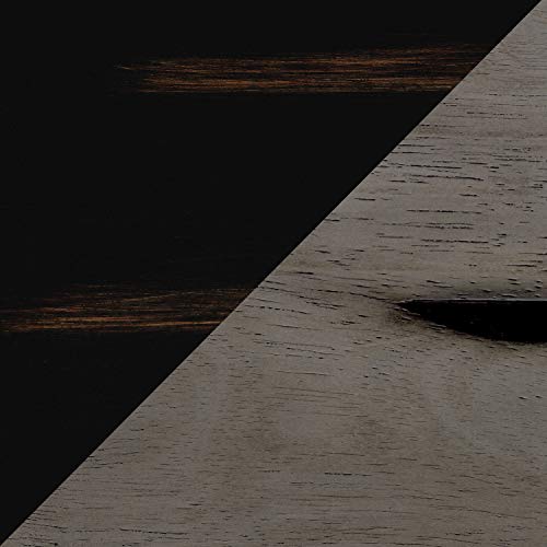 Homelegance Solid Wood Kitchen Counter Barstool with Back and Footrest, Counter Height Swivel Stool, Armless Dining Chairs for Kitchen Island, Set of 2, Black Homelegance