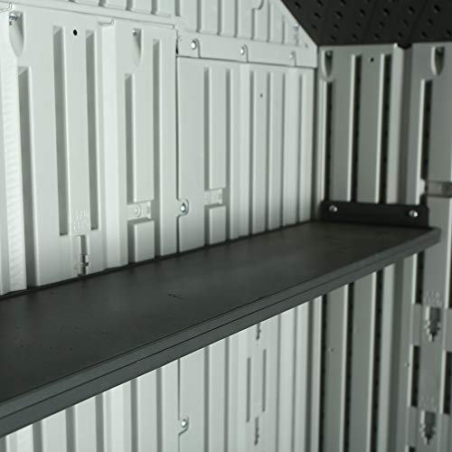 Lifetime 60202 8 x 10 Ft. Outdoor Storage Shed, Gray Lifetime