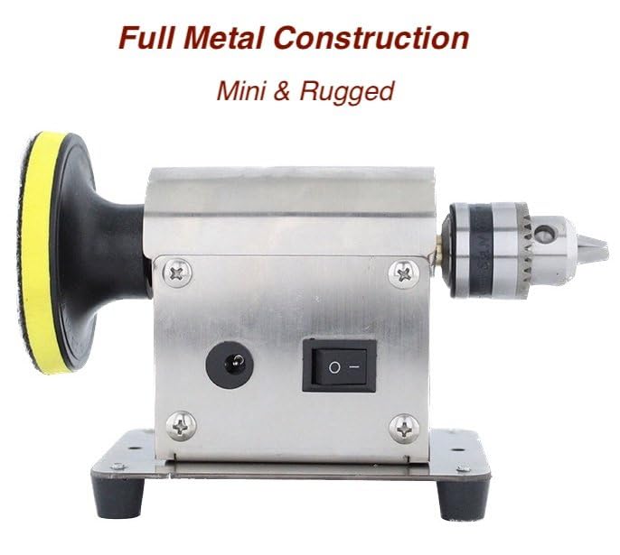 Resin Polishing Kit, Jewelry Polisher Sander w/ 7-Gear Speed Control & 25x Sandpaper, Epoxy Resin Art Crafts Coaster Polish, Wood Stone Metal Sanding Grinding Machine, Small Projects Mefape